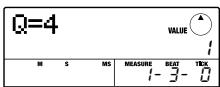 ZOOM MRS-8 - To enter a rest, press only the PLAY [▶] (RHYTHM STEP) key. - 1