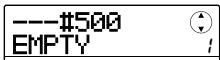 ZOOM MRS-8 - Turn the dial to select an empty rhythm pattern. - 1