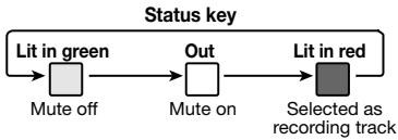 ZOOM MRS-8 - Selecting a track and recording - 2