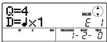 ZOOM MRS-8 - Bass sequence step input - 3
