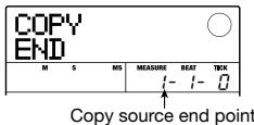 ZOOM MRS-8 - Copying a specified range of measures - 4
