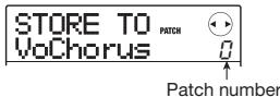 ZOOM MRS-8 - From the send/return effect patch selection screen or edit screen, press the [FUNCTION] key. - 1