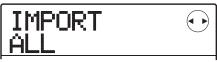 ZOOM MRS-8 - Press the [SYSTEM/UTILITY] key to bring up the indication "UTILITY IMPORT" on the display, and then press the [ENTER] key. - 1
