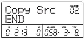 ZOOM MRS-802 - Copying a specified range of data - 3