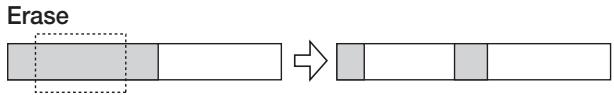 ZOOM MRS-802 - Erasing a specified range of data - 1
