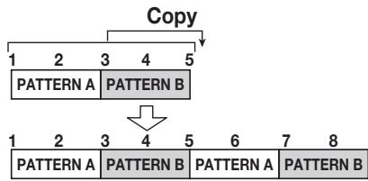 ZOOM MRS-802 - Copying a specific region of measures - 2