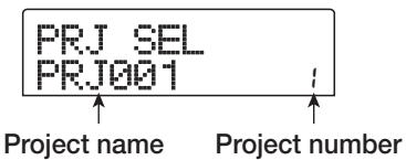 ZOOM MRS-802 - Loading a project - 1