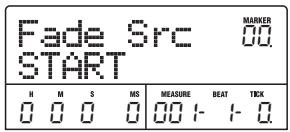 ZOOM MRS-802 - Refer to steps 1 - 6 of "Basic editing steps" to select the track/V-take for fade-in or fade-out, and press the [ENTER] key. - 1