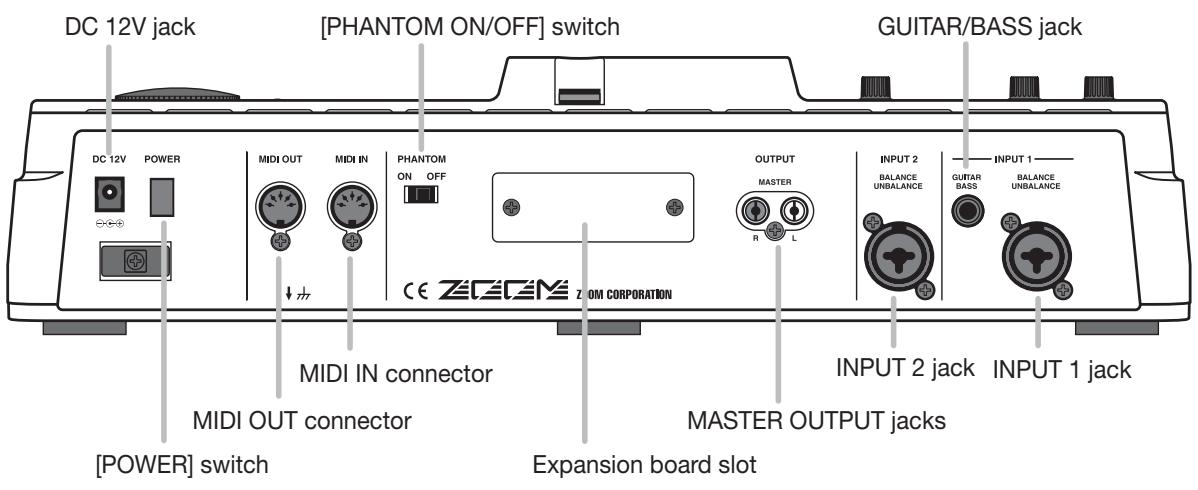 ZOOM MRS-802 - Rear panel - 1