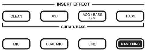 ZOOM MRS-802 - Use the [INSERT EFFECT] keys to select the desired algorithm. - 1