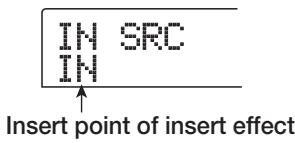 ZOOM MRS-802 - From the main screen, press the [INPUT SOURCE] key in the effect section. - 1