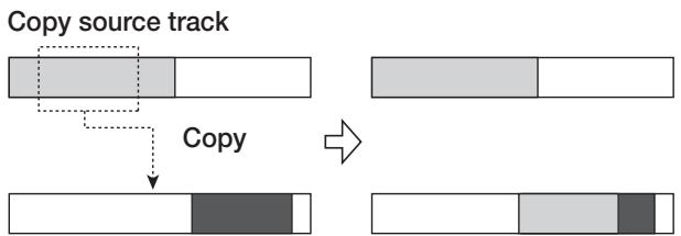 ZOOM MRS-802 - Copying a specified range of data - 1
