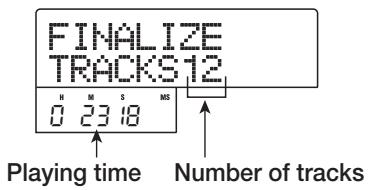 ZOOM MRS-802 - Finalizing a CD-R/RW Disc - 1