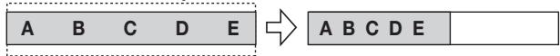 ZOOM MRS-802 - Changing the duration of a specified data range - 1