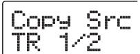 ZOOM MRS-802 - Turn the dial to select the track number (1 - 8), and use the cursor up/down keys to select the V-take number (1 - 10). - 2