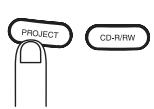 ZOOM MRS-802 - Press the [PROJECT] key in the display section. - 1