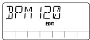 ZOOM PS-02 - Adjusting the tempo of the rhythm track (BPM) - 1