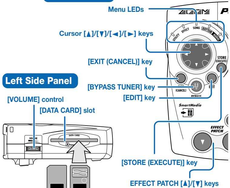 ZOOM PS-02 - Front Panel - 1