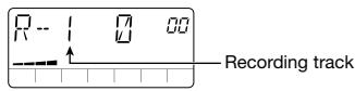 ZOOM PS-02 - Select recording track (R-) - 1