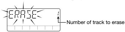 ZOOM PS-02 - Press the [INS/DEL] key. - 1