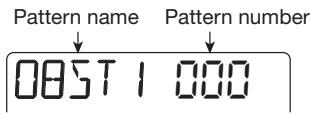 ZOOM PS-04 - Selecting a pattern for playback - 1