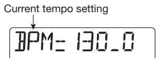 ZOOM PS-04 - To change the tempo, operate faders 3 and 4. - 2