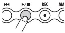 ZOOM PS-04 - Press the [▶/■] key. - 1