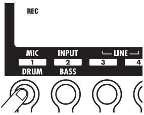 ZOOM PS-04 - To switch only one track to the recording standby condition, press the respective status key. - 1