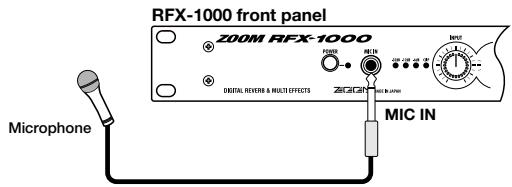 ZOOM RFX-1000 - Basic Connections - 1
