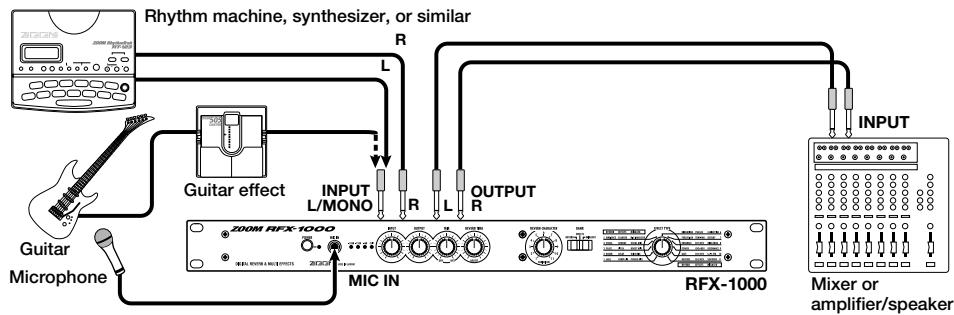 ZOOM RFX-1000 - Insert Connection - 1
