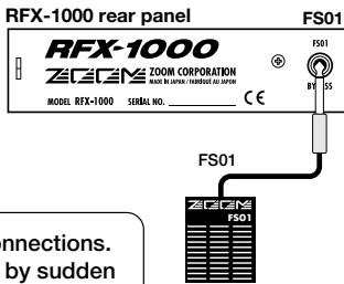 ZOOM RFX-1000 - Basic Connections - 3