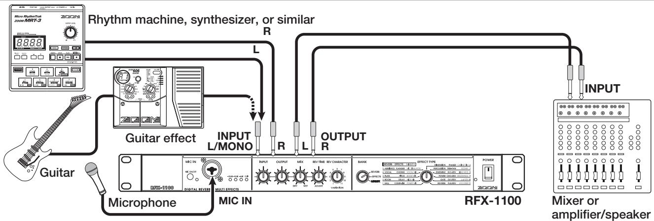 ZOOM RFX-1100 - Insert Connection - 1