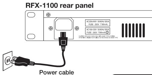 ZOOM RFX-1100 - Basic Connections - 2