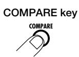 ZOOM RFX-2000 - Press the COMPARE key. - 1