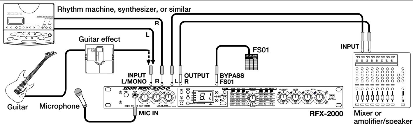 ZOOM RFX-2000 - Insert Connection - 1