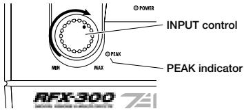 ZOOM RFX-300 - Turning the Unit On - 1
