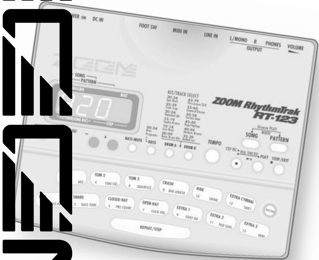 ZOOM RT-123 - ZOOM RhythmTrak RT-123 - 1