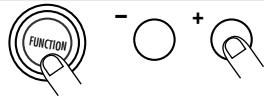 ZOOM RT-123 - Use the [VALUE +/-] keys to set the quantize value (smallest unit for recording). Then press the [FUNCTION] key again. - 1