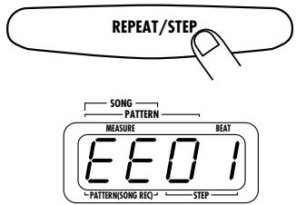 ZOOM RT-123 - STEP5 To proceed to the next step, press the [REPEAT/STEP] key. - 1