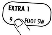 ZOOM RT-123 - STEP2 Use the [FUNCTION] key and pad 9 (FOOT SW) to set the FS01 function. - 2