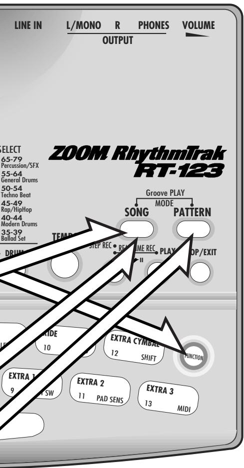 ZOOM RT-123 - Quick Guide (1) Listening to the Demo - 2