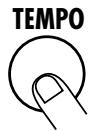 ZOOM RT-123 - Press the [TEMPO] key. - 4