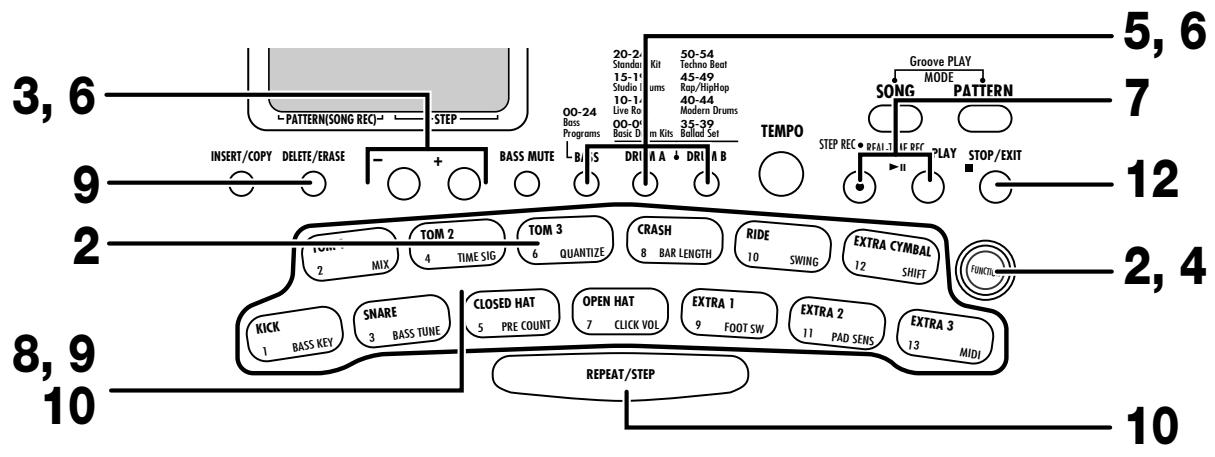 ZOOM RT-123 - Real-time recording of a drum track - 1