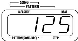 ZOOM RT-123 - Press the [VALUE +/-] key. - 2