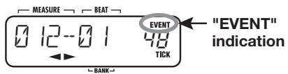 ZOOM RT-223 - Move to the position where you want to enter event information. - 1