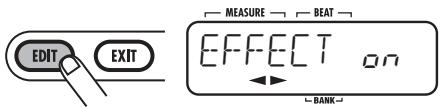ZOOM RT-223 - Press the [EDIT] key. - 1