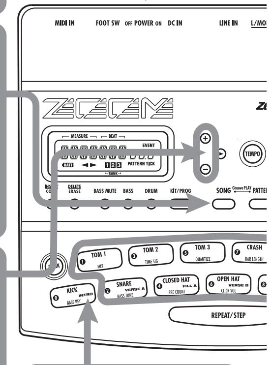 ZOOM RT-223 - VALUE [-] key - 2