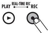 ZOOM RT-223 - Press the REC [●] key. - 1