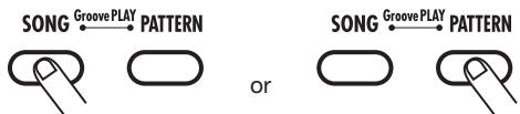 ZOOM RT-223 - To terminate metronome mode, press the [PATTERN] key or the [SONG] key. - 1