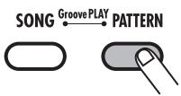 ZOOM RT-223 - Press the [PATTERN] key. - 1